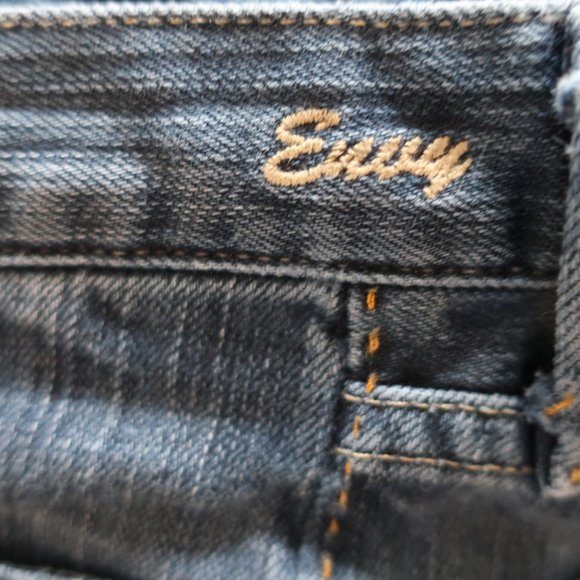 GOLD SIGN "ENVY" BLUE STRAIGHT LEG JEANS SZ 27* - Picture 8 of 9
